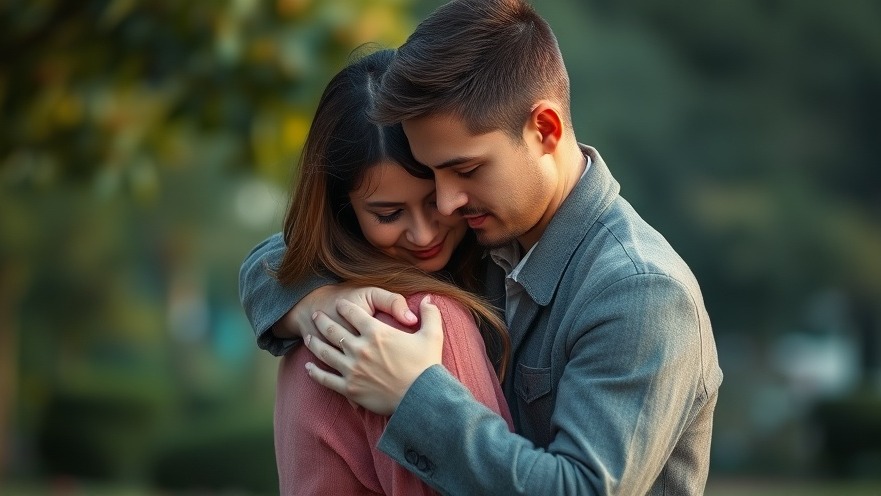 A couple embracing in soft light, embodying support during miscarriage and emotional intimacy.