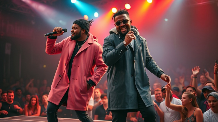 Dynamic music performance with vibrant concert lighting