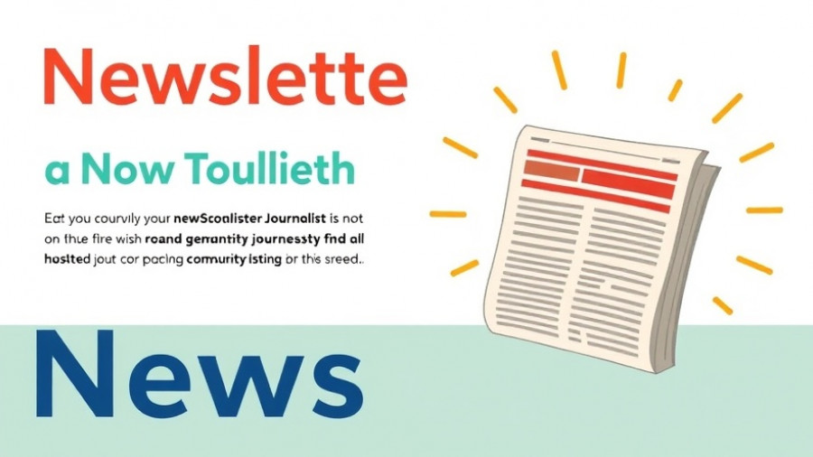 Engaging newsletter banner promoting community journalism.