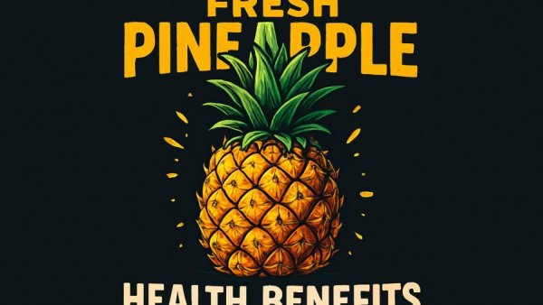 How to Naturally Fight Sarcopenia with Protein-Rich Seeds text over a pineapple image.