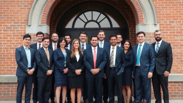 Black-owned businesses in Atlanta professionals gathered outside building.