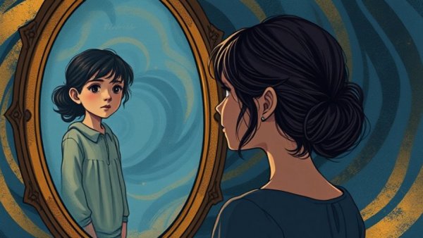 Introspective reflection exploring how to calm anxiety rooted in childhood.
