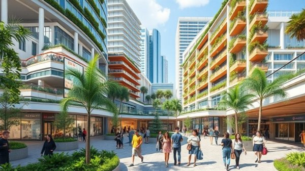 Conceptual image of West End Mall redevelopment in Atlanta.