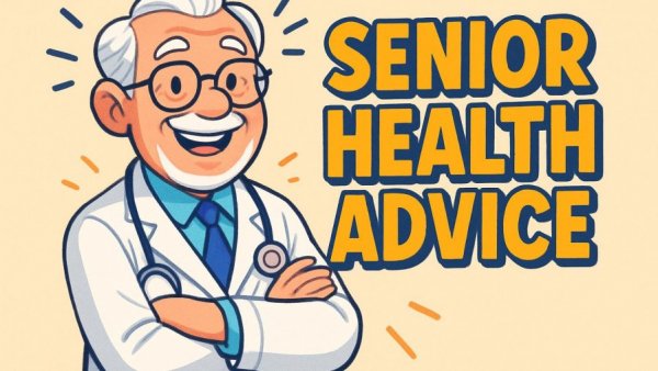 Cartoon doctor with advice on stop night leg cramps fast.