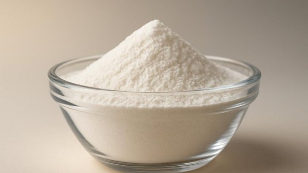 Nutritional powder in bowl for muscle recovery over 60