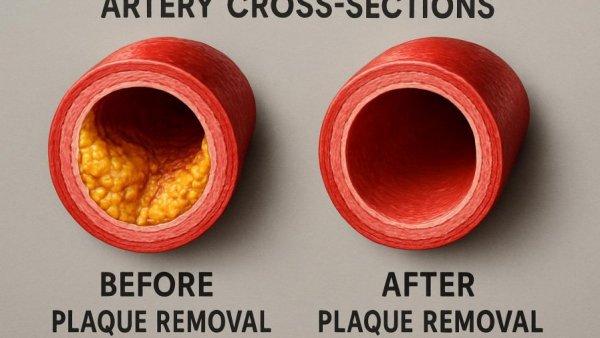 Reverse plaque for heart health over 60 illustration.