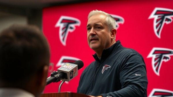 Atlanta Falcons press conference on playoff chances.