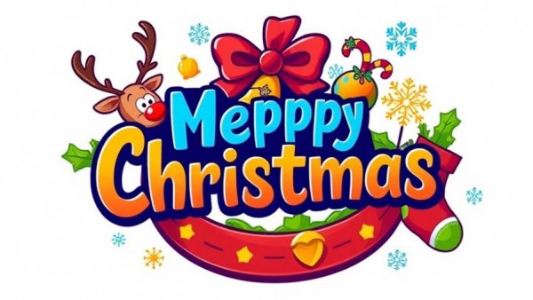 Colorful logo for Atlanta Christkindl Market 2025 with festive symbols.