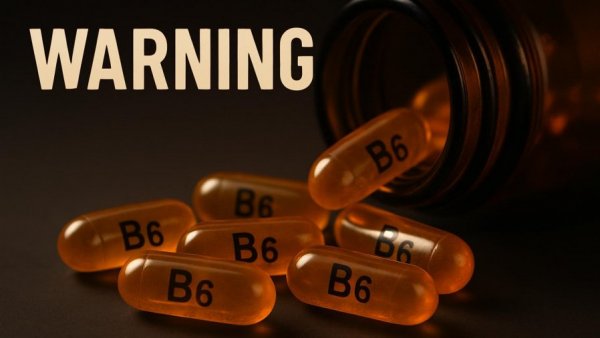 B6 vitamin capsules warning about worst vitamins weaken your legs after 60.
