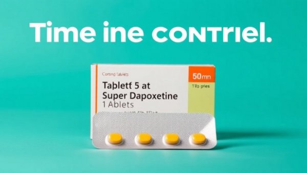 Super Dapoxetine Tablets packaging for timing control.