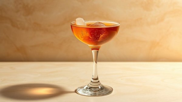 MidCity's Cocktail Concept in Atlanta featuring an elaborate drink with a decorative ice sphere.