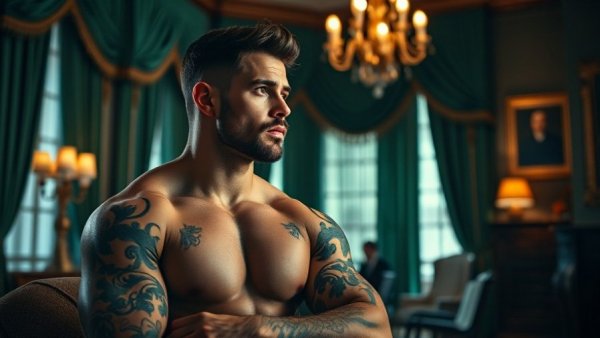 Issac Keys memoir: thoughtful man in elegant study setting.