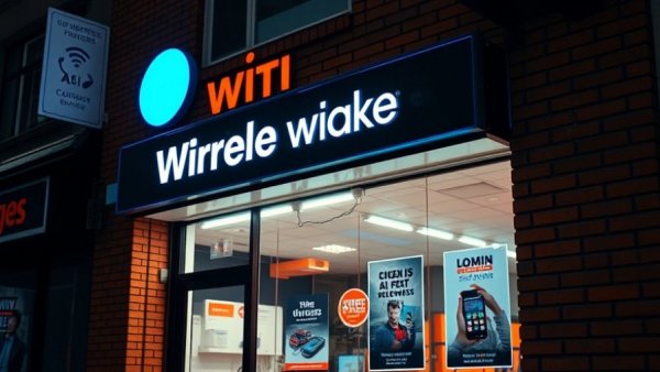 Affordable wireless solutions storefront in Forest Park with vibrant signage.