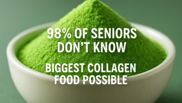 Important collagen-rich food for seniors in bold text.