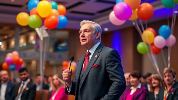 Jayden Williams speaking at Stockbridge event with audience.