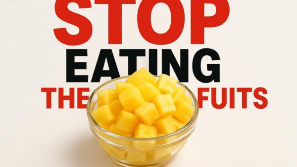 Infographic warning: stop eating certain fruits for leg weakness.
