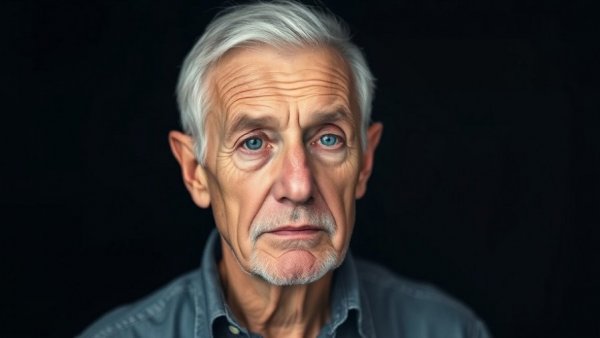 Longevity tips from Nobel Prize winners discussed by thoughtful elderly man.