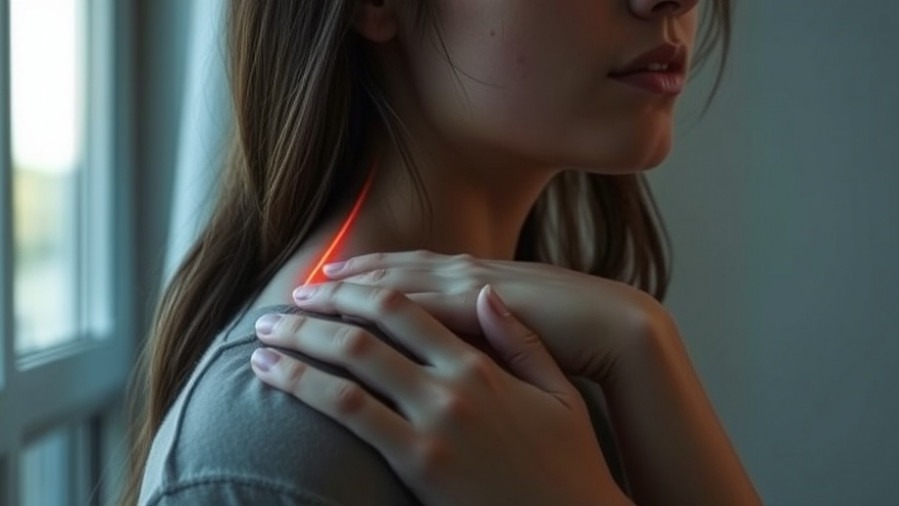 Contemplative young woman exploring mind-body connection in chronic pain management.