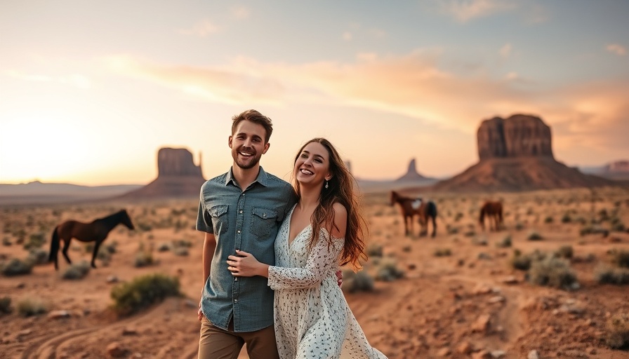 Couple exploring unique experiences in Qatar's desert landscape.