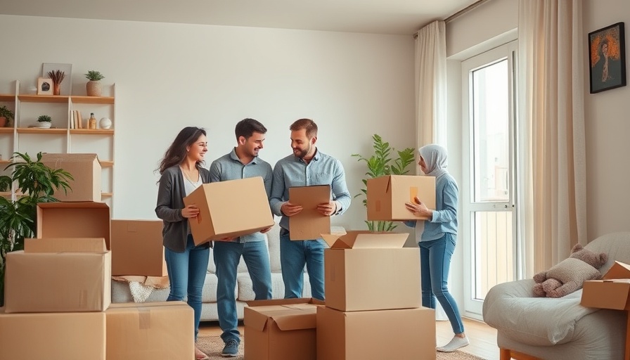 Family organizing a smart moving plan for new overseas contracts