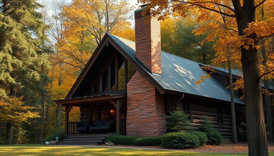 A-frame cabin renovation in Franklin NC, nestled in forest