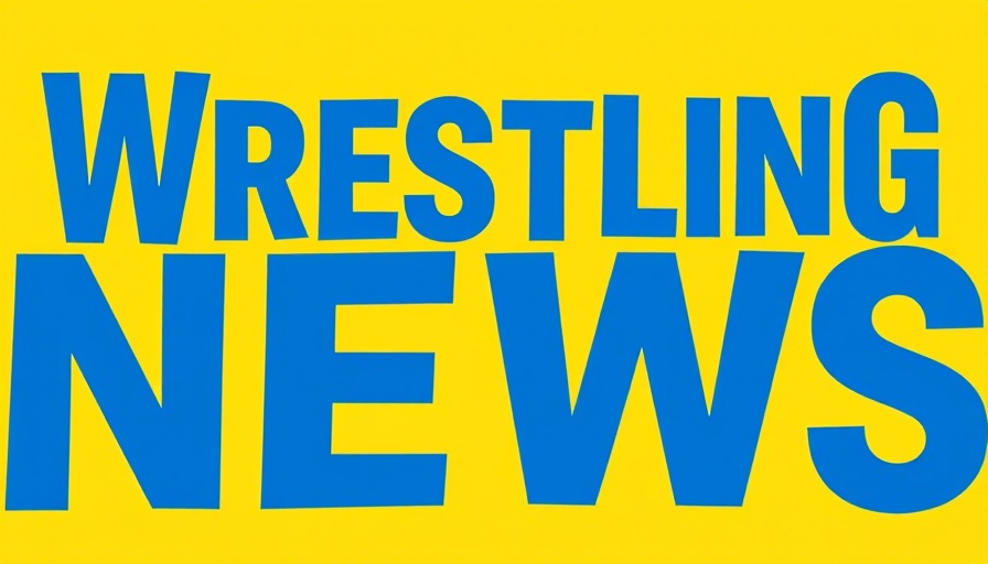 Bold Wrestling News graphic on yellow background