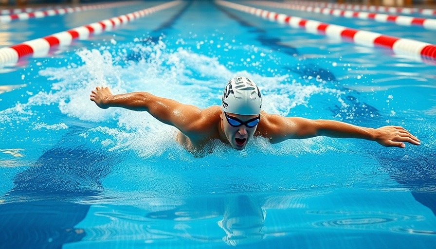 Swimaholic Culture: Energetic swimmer in the pool, freestyle stroke.
