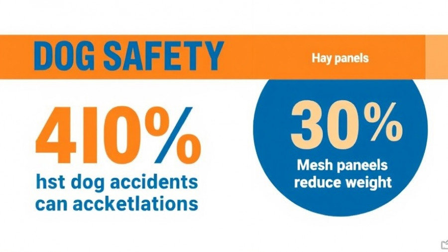Infographic on dog safety and vests stats for Choosing a Reflective Safety Dog Vest.
