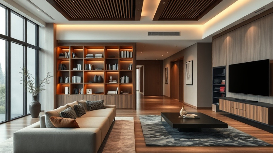 Elegant and modern interior designs for 2026 with bookshelves.