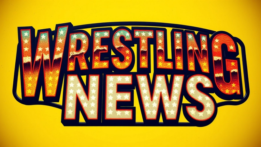 Vintage wrestling news logo in blue on bright yellow background, WWE NXT Ratings Surge.