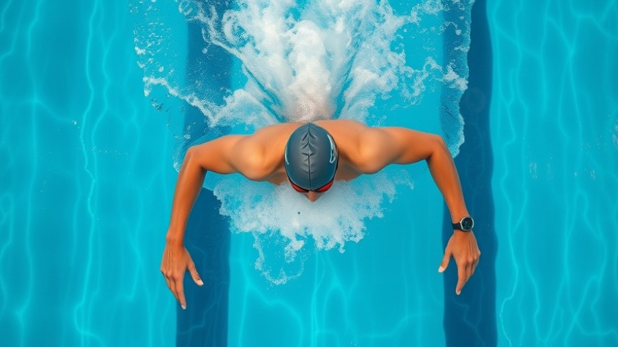 Subtle 'S' path in swimming technique demonstrated by a swimmer in a pool.