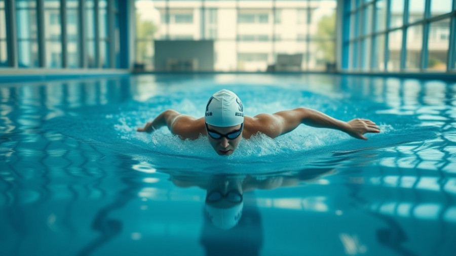 Swimmer perfecting streamline in indoor pool, Fix Your Streamline.