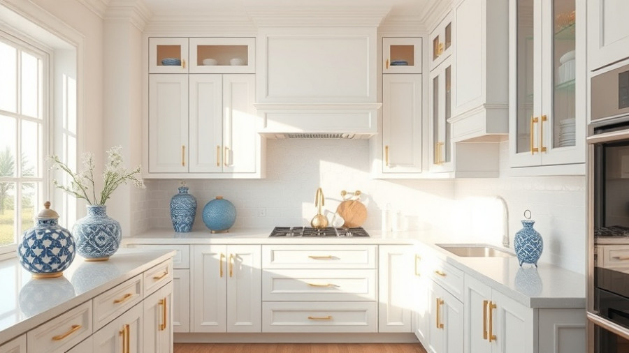 Bright kitchen with elegant decor showcasing Thanksgiving decor ideas.