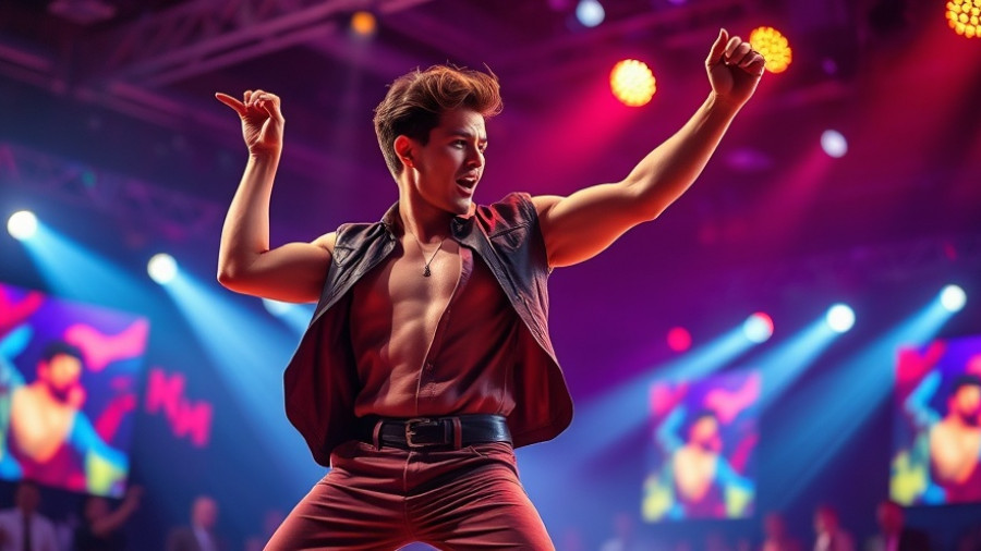 SB19 World Tour Doha performer in dynamic concert scene.