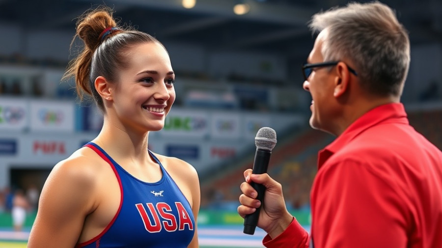 Gretchen Walsh Kate Douglass World Cup Showdown interview moment.