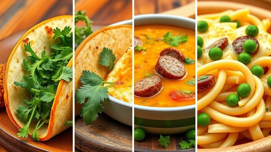 4 in 5 Meal Plan October 2025 collage showcasing four diverse and delicious meals.