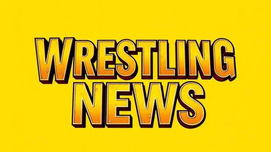 Bold wrestling logo on yellow background, SEO keyword NXT Halloween Havoc Results.