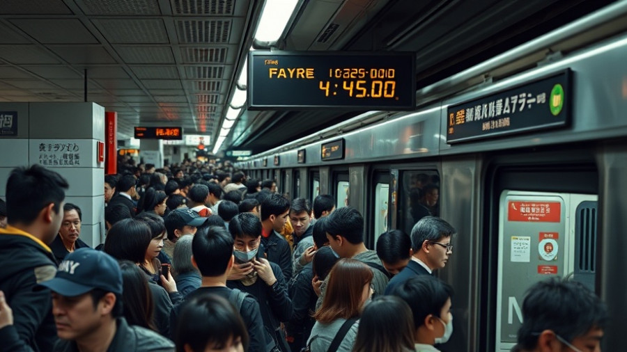 Tokyo train platform exemplifying why Japanese trains never arrive late.