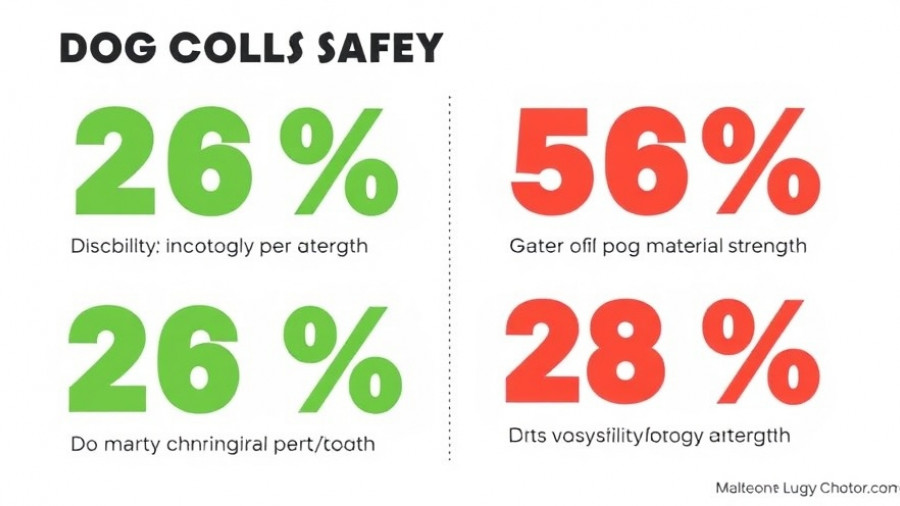 Infographic on dog collar safety stats for a safe dog collar.