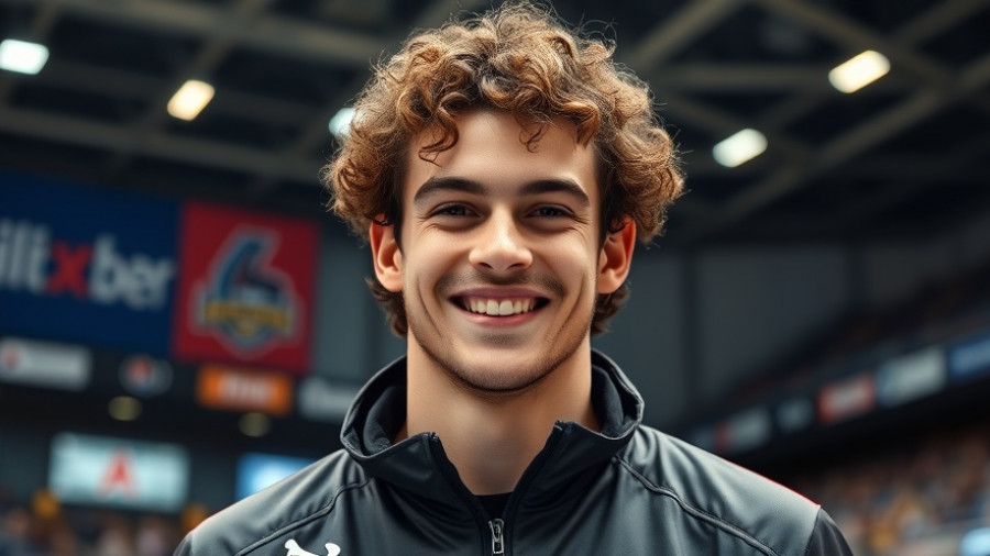 Levi Haines discusses competition mindset at wrestling event.