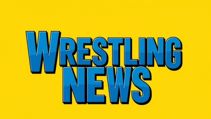 Bold Wrestling News Updates logo on bright yellow background.