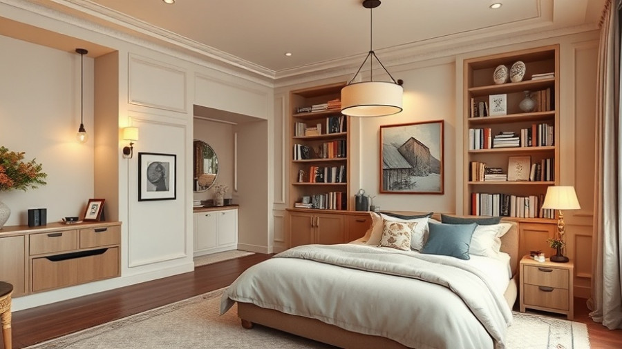 Cozy traditional interior design ideas in a modern bedroom and living space with neutral tones.