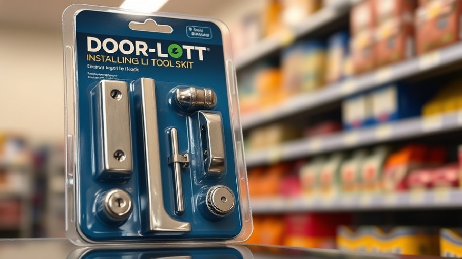 Best affordable DIY toolkits for Asheville NC homeowners, door lock kit.