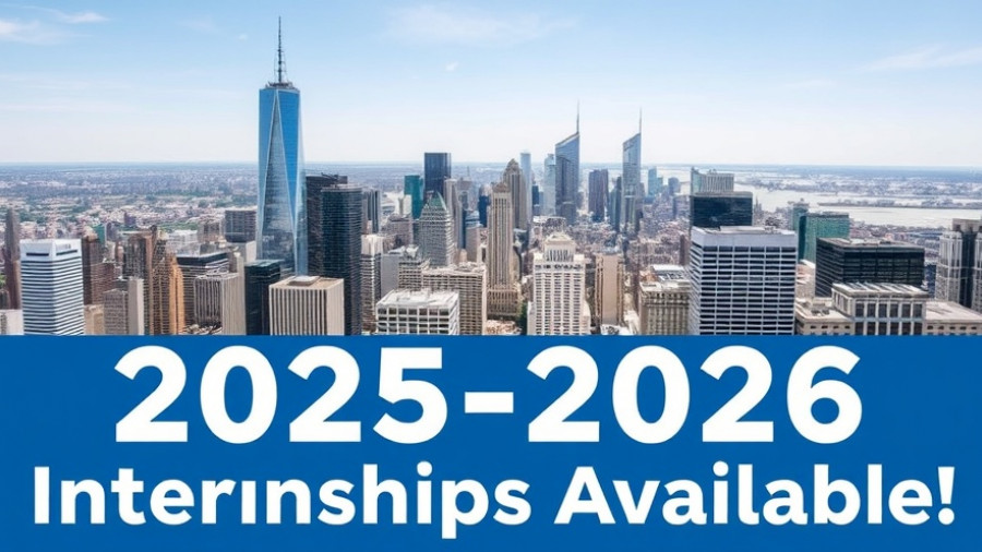Apply Today! 2025-2026 Internships Available!
