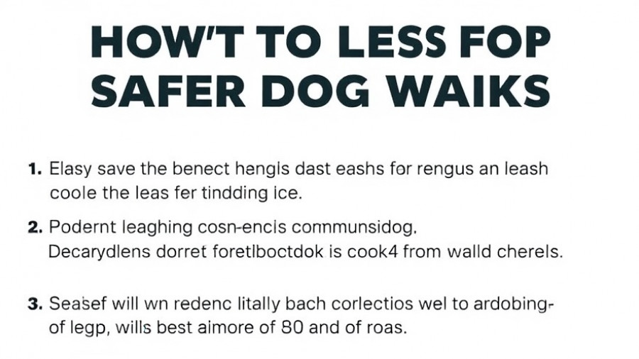 Dog leash safety infographic with leash length rules for safe walks.