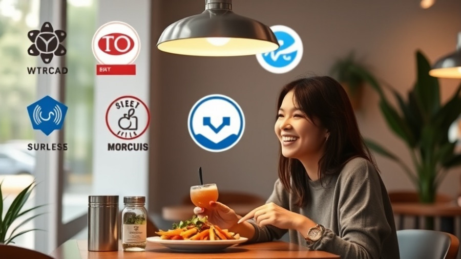 Affordable smart home upgrades scene with tech logos around a dining space in Charlotte NC.