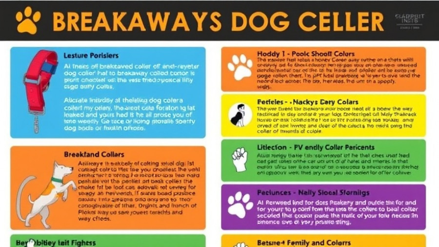 Informative infographic on the best dog breakaway safety collar features.