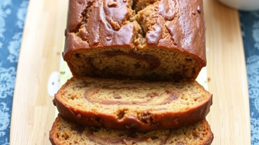 Brown Butter Chai Swirled Banana Bread
