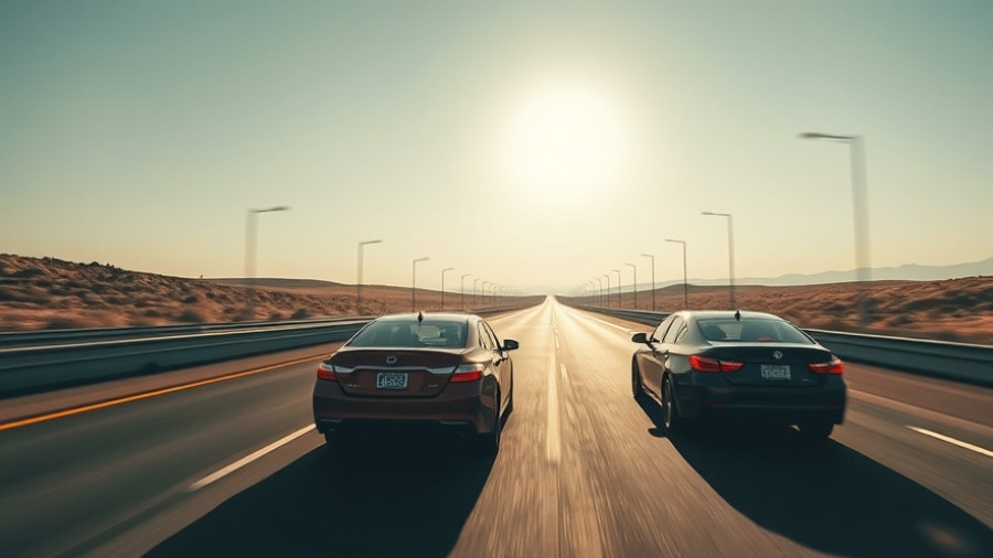 Road trip to Dukhan Municipality on a wide highway with clear skies.