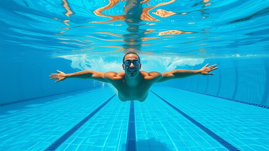 Underwater swimmer illustrating freestyle swimming arm techniques.